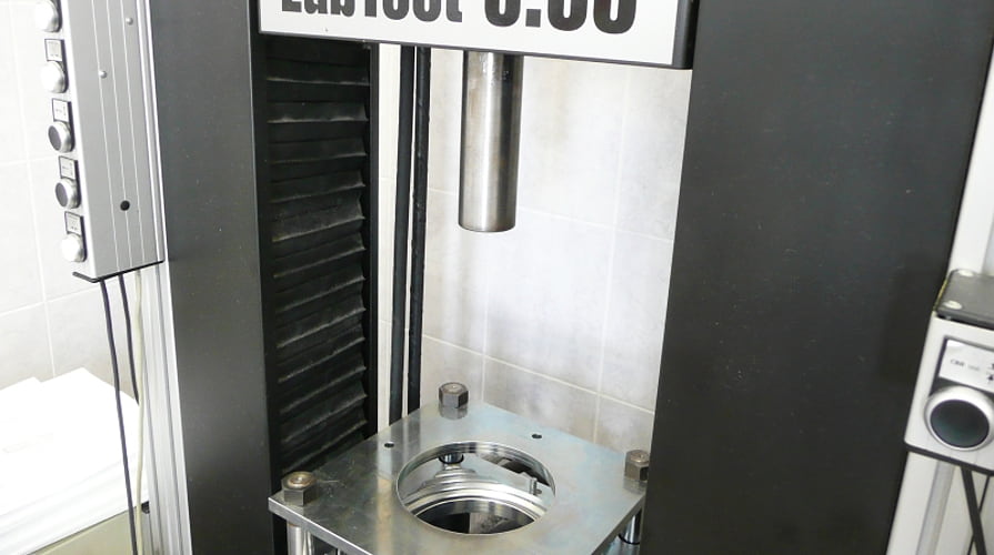 Paraméterek – szakítószilárdság geotextíliánál (CBR teszt)